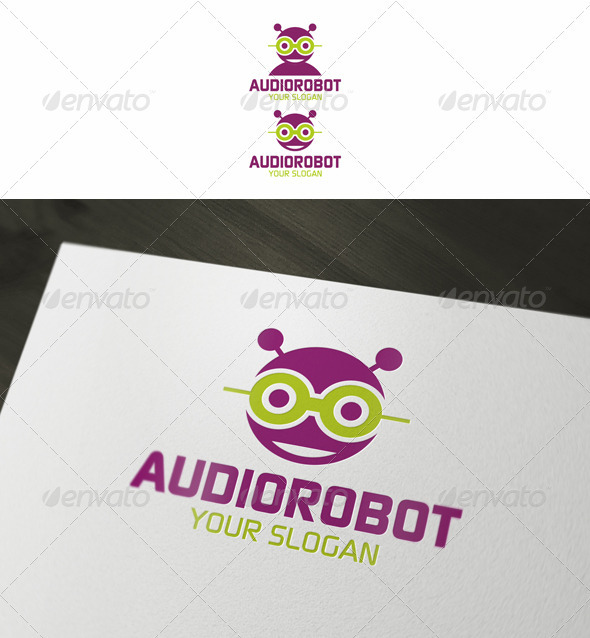 Audio Robot - Objects Logo Templates