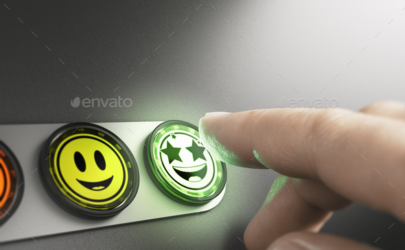 Very Positive Feedback. Amazing Customer Experience (CX). - Stock Photo - Images