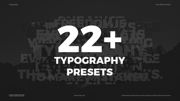 Typography Presets - Animated Typography