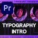 Typography Intro - VideoHive Item for Sale