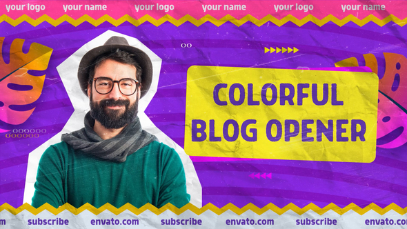 Colorful Blog Opener | MOGRT