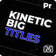 Kinetic Typography Titles \ MOGRt - VideoHive Item for Sale
