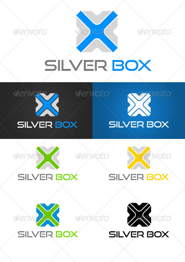 Silver Box - Objects Logo Templates