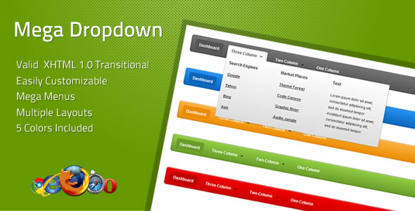 Mega Dropdown