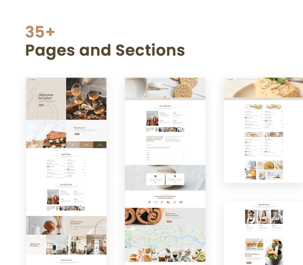 Cafert ? Cafe and Restaurant Elementor Template Kit