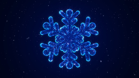 Snowflake 3D Hologram V4 alt