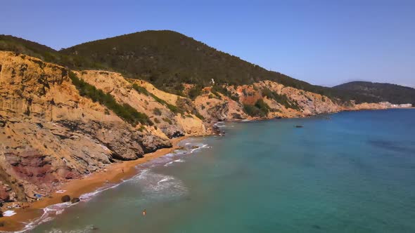 Aguas Blancas beach in Ibiza, Spain alt