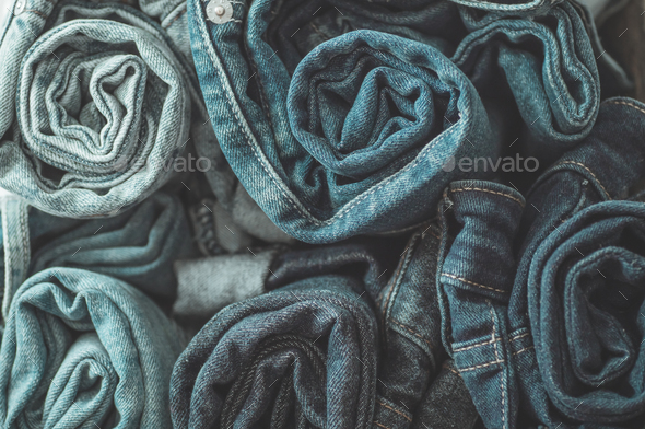 Jeans background - Stock Photo - Images