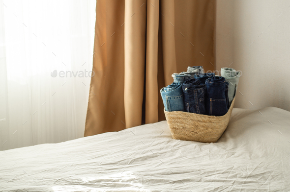 Jeans background - Stock Photo - Images