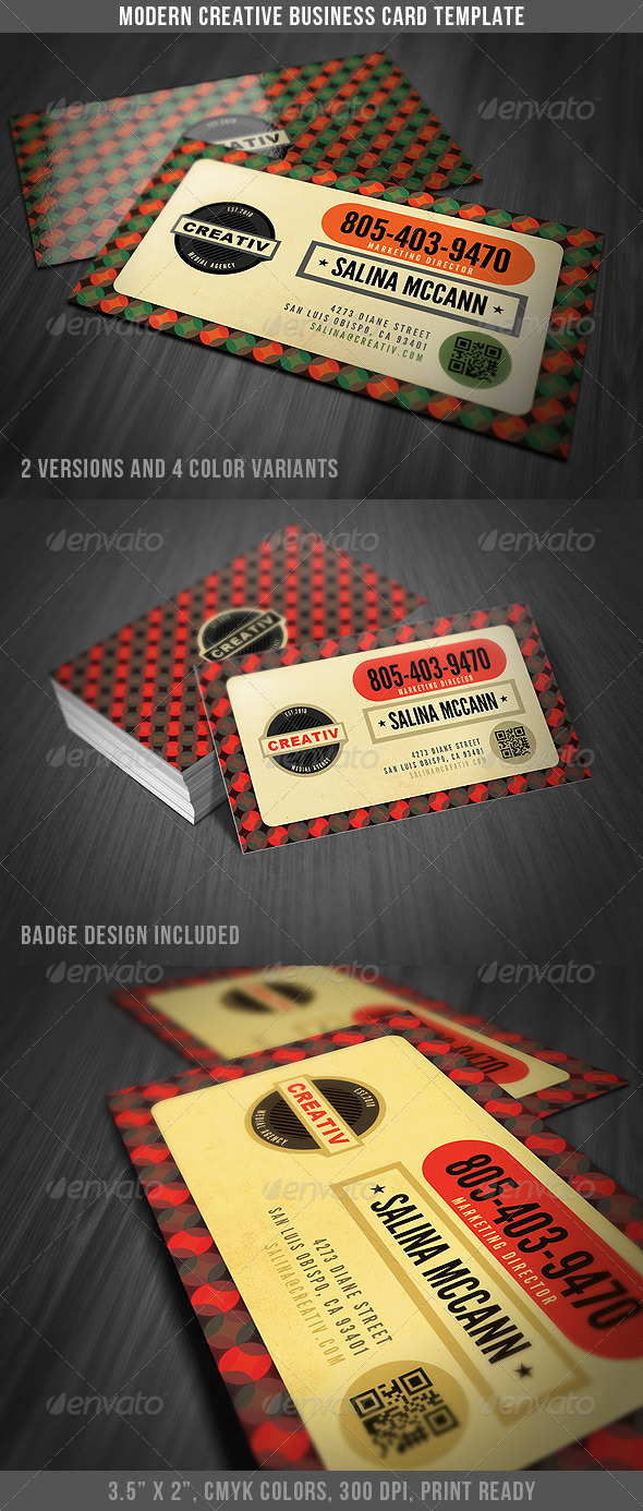 Modern Creative Business Card - Creative Business Cards