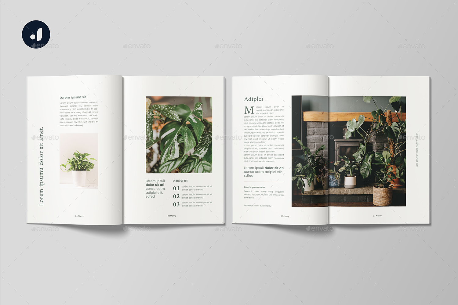 Planty Magazine, Print Templates | GraphicRiver