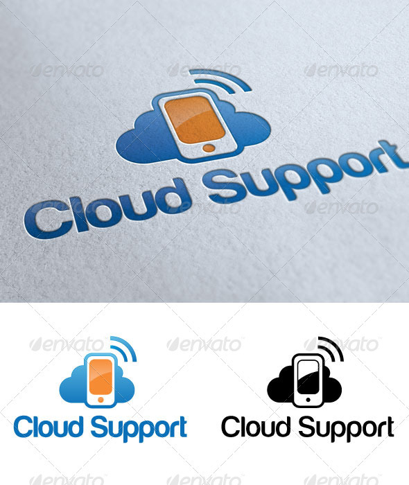 Cloud Support - Objects Logo Templates
