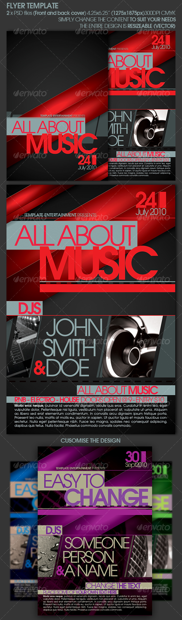 Flyer Template - Clubs & Parties Events