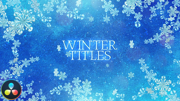 Winter Titles - DaVinci Resolve