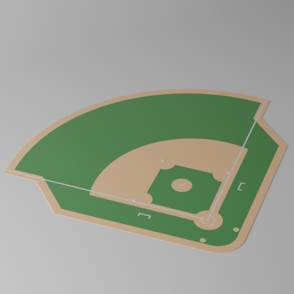 Cartoon Lovely Baseball - 3Docean 34601524
