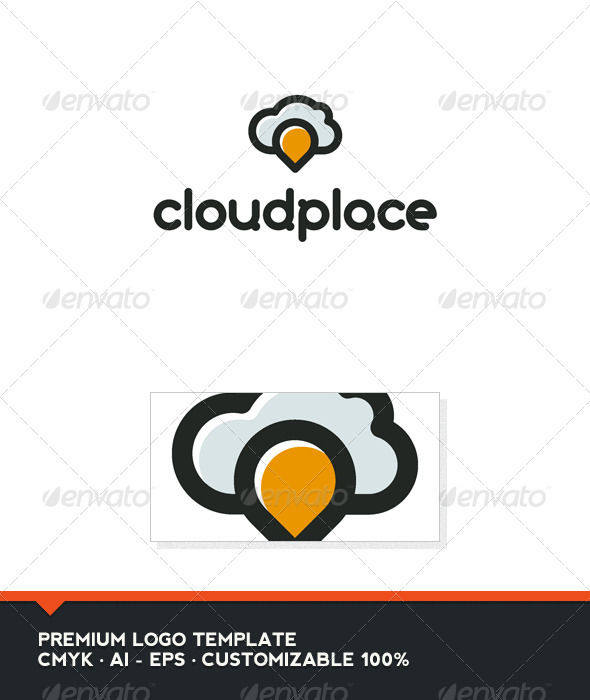 Cloud Place Logo Template - Nature Logo Templates