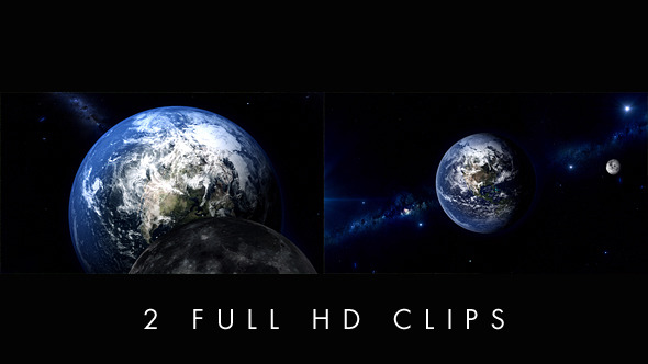 3D Earth and Moon (2-Pack) alt