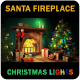 Santa Christmas Fireplace with Flashing lights - VideoHive Item for Sale
