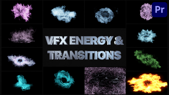 VFX Energy Elements And Transitions | Premiere Pro MOGRT