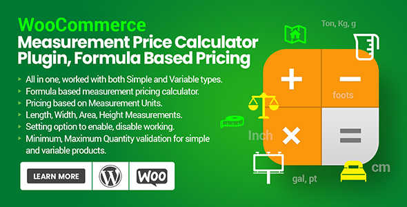 WooCommerce Measurement Price Calculator Plugin, Formula Based Pricing – Unit Pricing