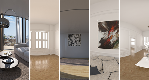 High Resolution Interior HDRI Map