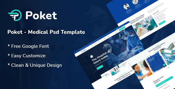 Poket - Business And Multipurpose Psd Template