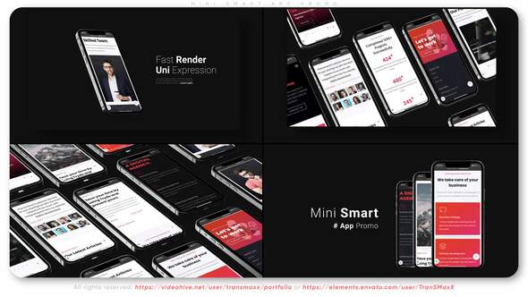 Mini Smart App Promo Product Promo template preview