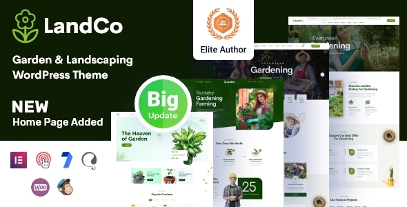 Landco - Garden & Landscaping WordPress Theme + RTL
