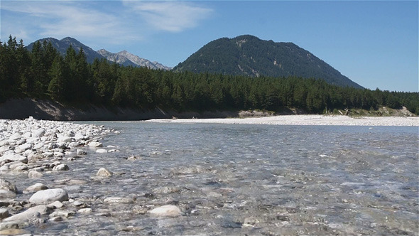 River In Alps