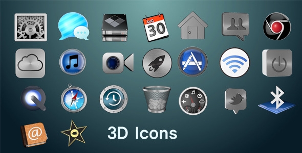 3D Icons - 3Docean 3150209