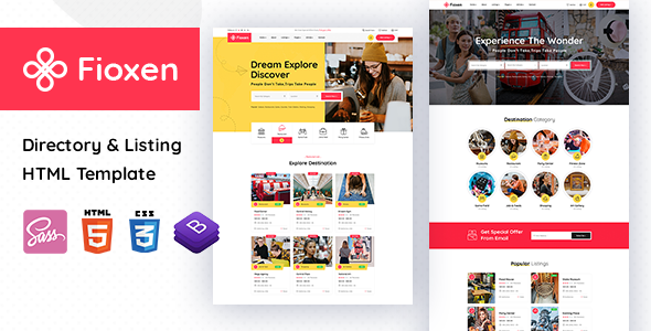 Marvelous Fioxen - Directory & Listings HTML Template