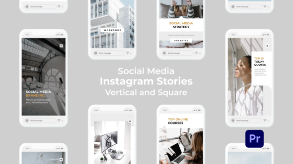 Social Media Instagram | Stories & Posts for Premiere Pro