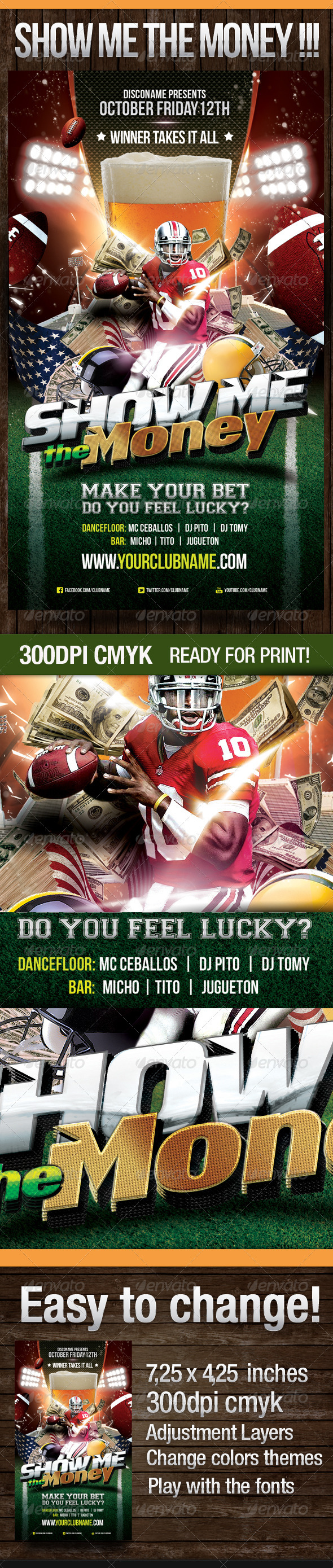 Show me the Money - Flyers Print Templates