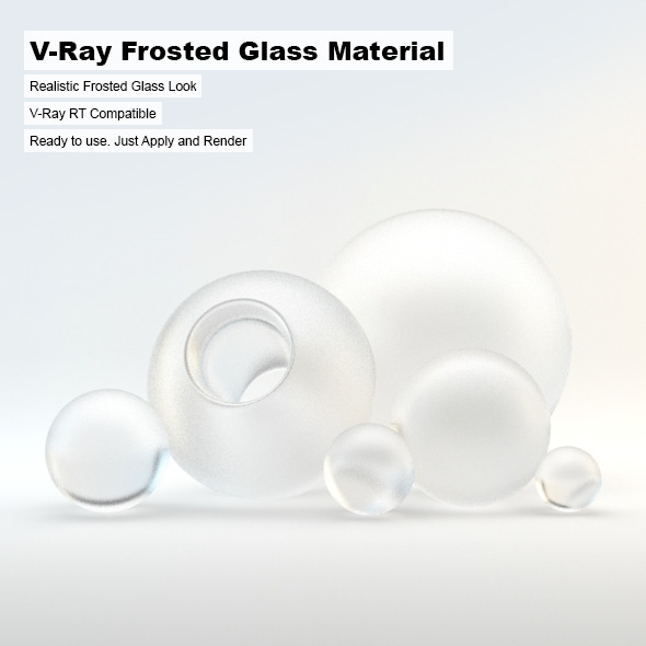 V-Ray Frosted Glass - 3Docean 3153516