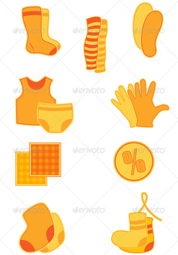 Clothes Icons - Miscellaneous Vectors