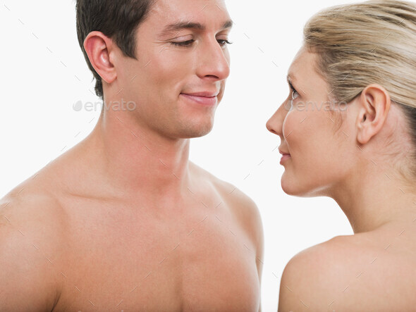 Couple face to face - Stock Photo - Images