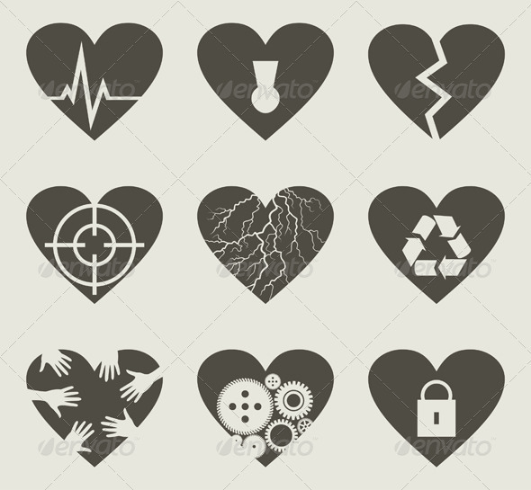 Collection heart2 - Miscellaneous Vectors