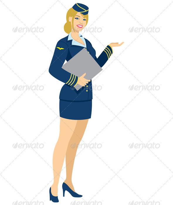 Air Hostess - People Characters