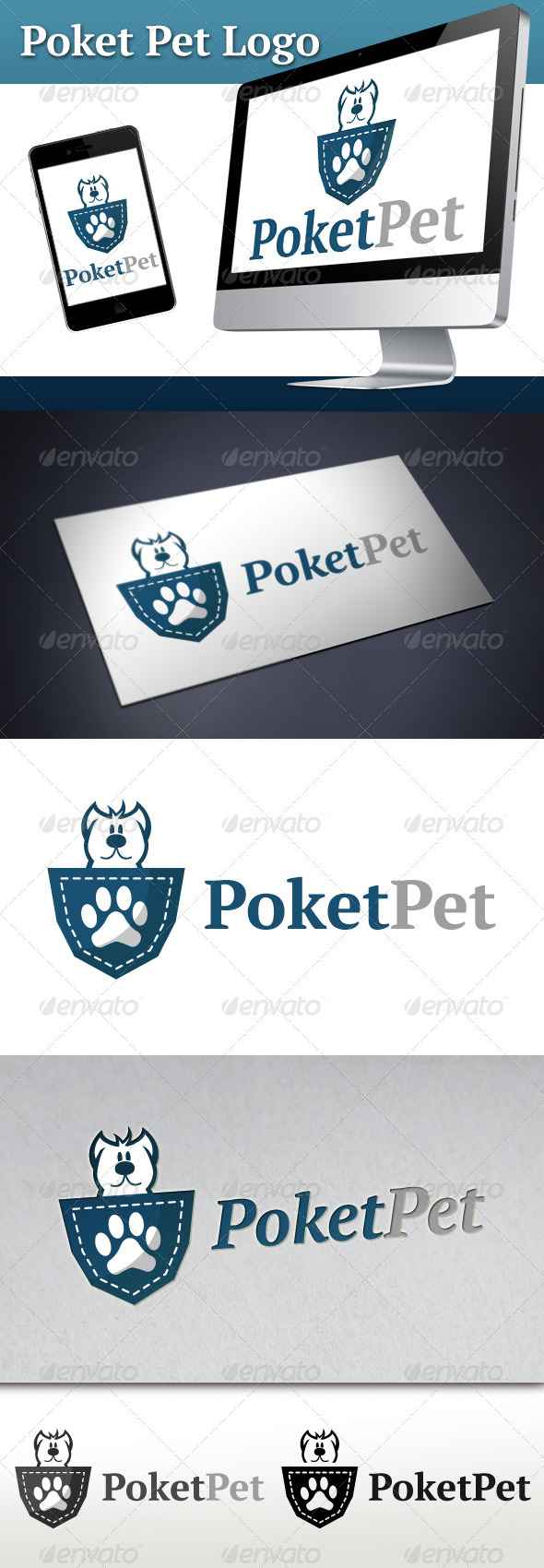 Poket Pet Logo - Animals Logo Templates
