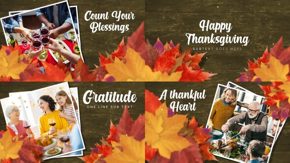 Thanksgiving - Autumn Slideshow