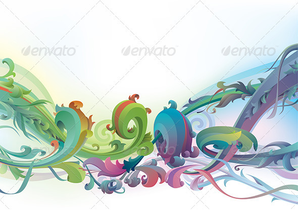 Floral Background - Backgrounds Decorative