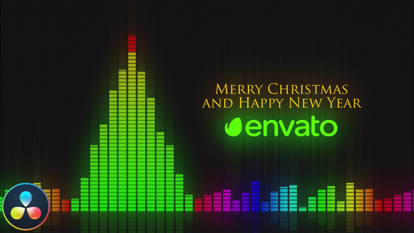 Audio Meter Christmas Wishes - DaVinci Resolve