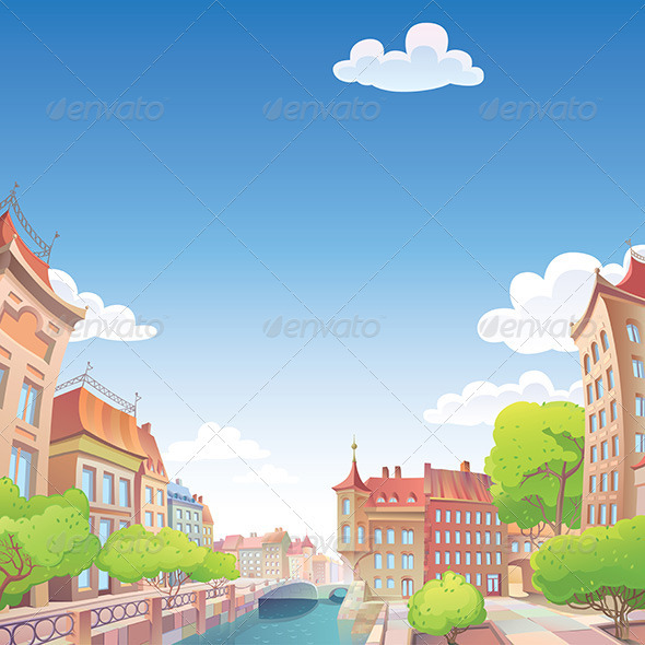 Old City Streets - Buildings Objects