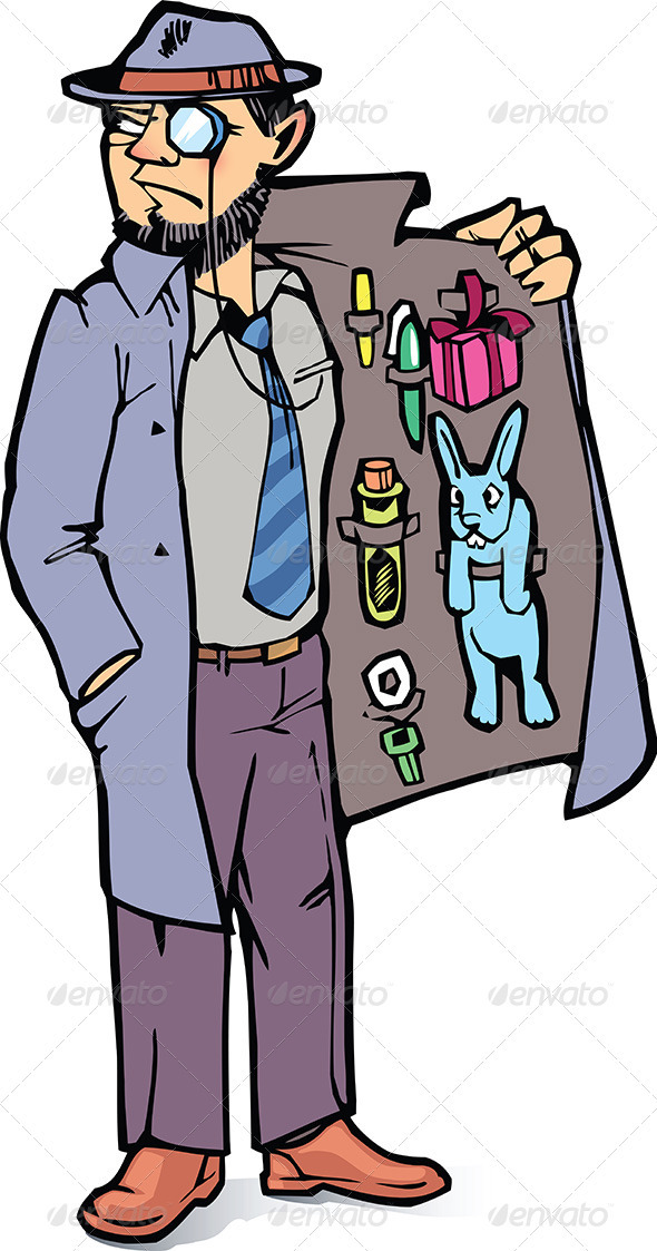 Selling the Forbidden Stuff - People Characters
