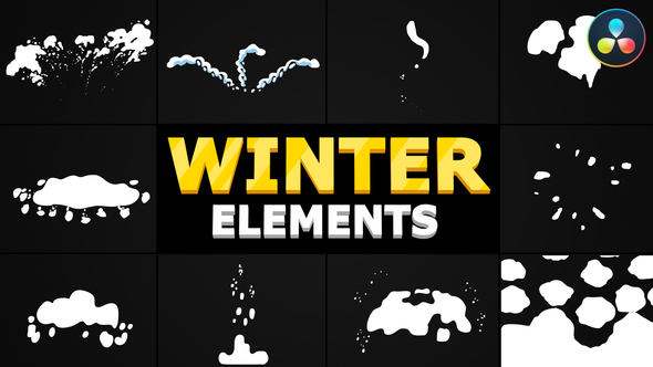 Flash FX Winter Elements | DaVinci Resolve