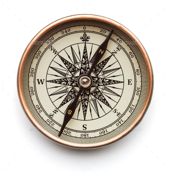 Vintage compass - Stock Photo - Images