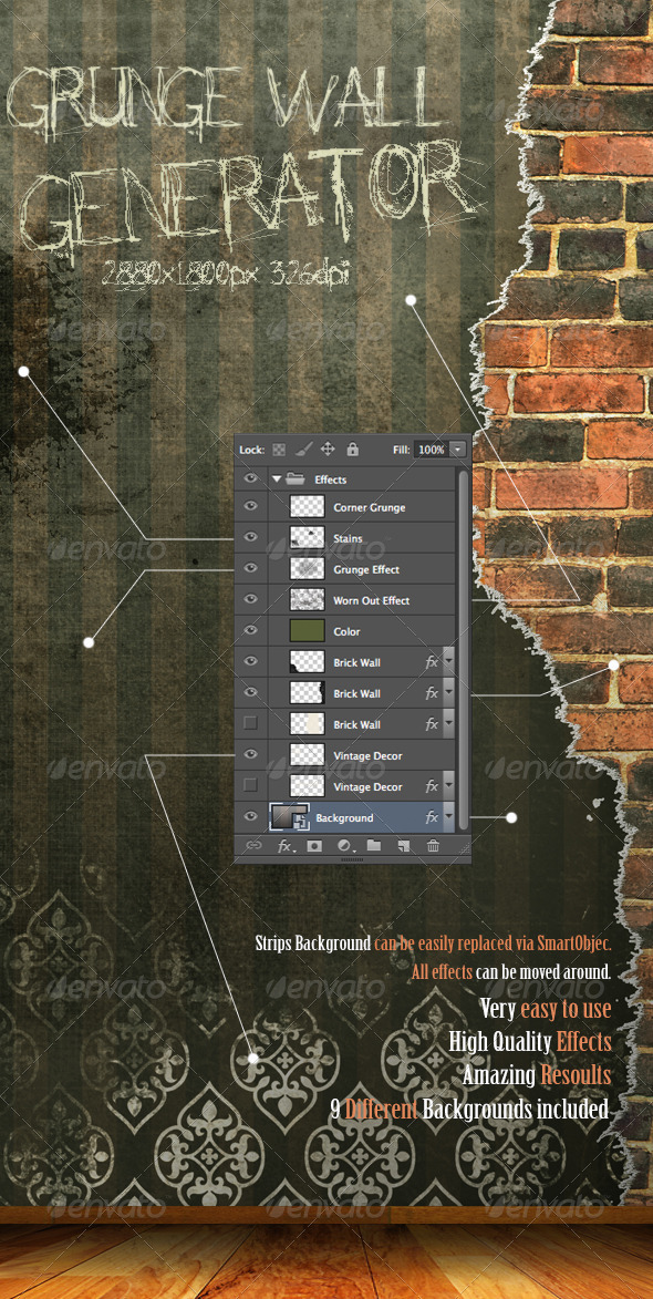 Grunge Wall Generator - Miscellaneous Backgrounds