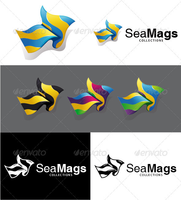 SeaMags Collections Logo - Objects Logo Templates