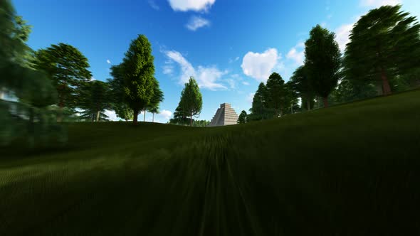 Ancient Mayan Pyramid alt