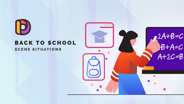 Back to school - Scene Situations, After Effects Project Files | VideoHive